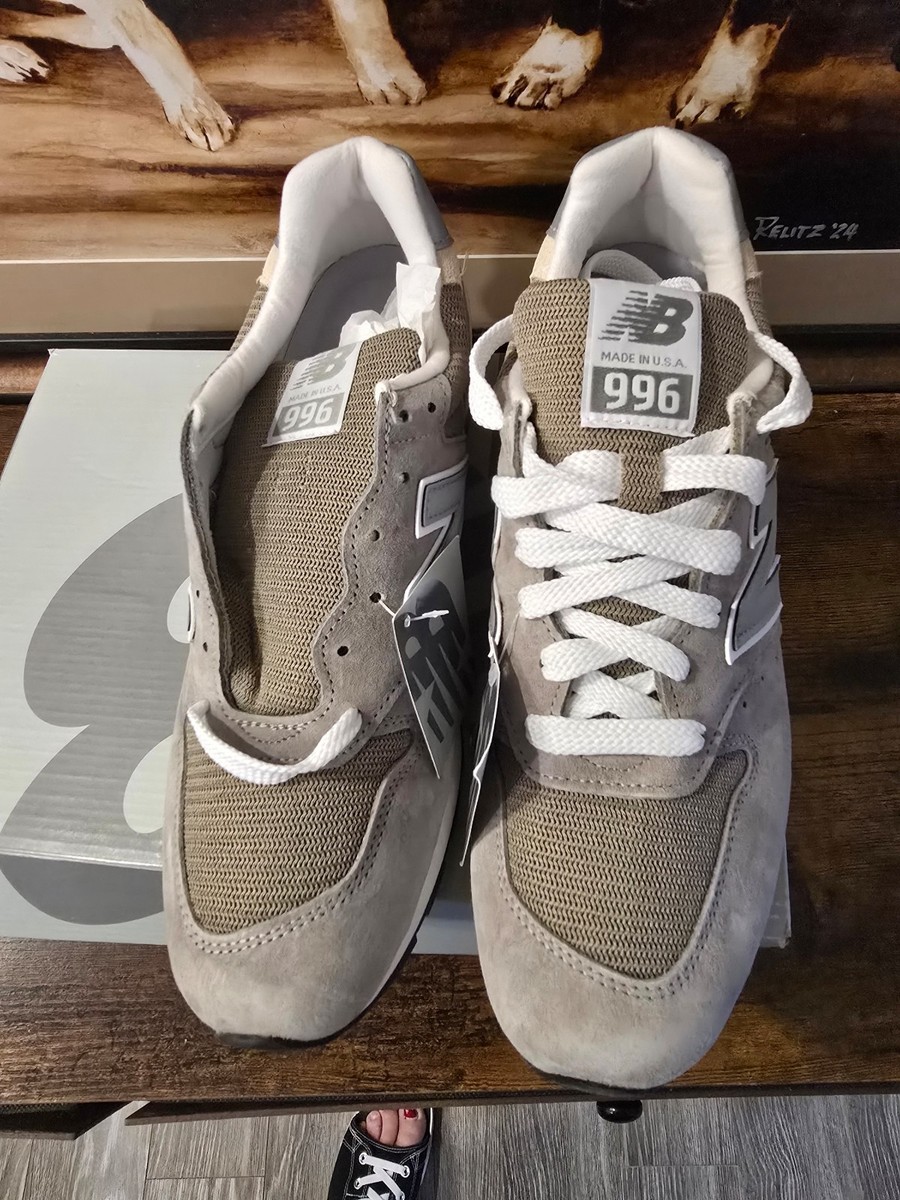 New Balance 996 グレー スニーカー Size 10 - New Balance 996 Made in USA Grey Silver for sale online