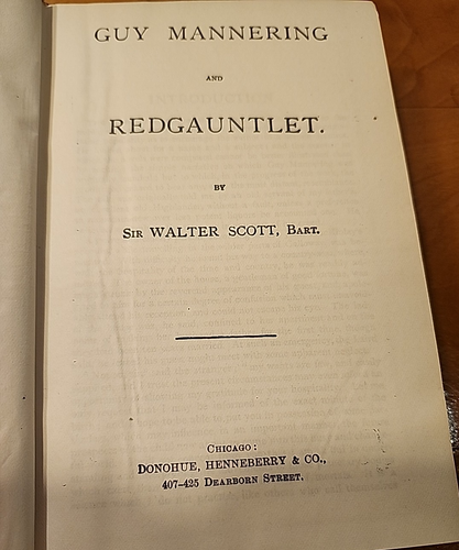 Waverly Novels by Sir Walter Scott, Alpine Series Pub. Donohue, Henneberry & Co - Picture 16 of 19
