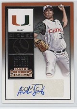 2015 Contenders College Ticket Andrew Suarez (White Jersey Blue Ink) Auto 11uh