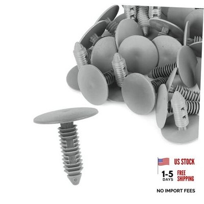 40pcs 8mm Hole Dia Plastic Bolt Rivets Fastener Ceiling Lining Trim Panel