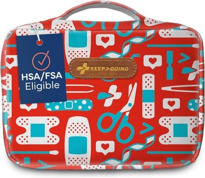 First Aid Kit 270 Pc Large Home Travel Car Boat KeepGoing Classic Kids Dorm