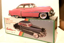 Vintage Auto Deluxe Pink Cadillac Type 1950 Heavy Gauge Friction Sedan