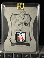2024 National Treasures Breece Hall Printing Plate Black 1/1 NFL Shield Jets 🔥
