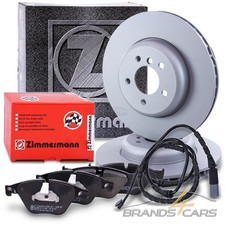 ZIMMERMANN BREMSSCHEIBEN +BELÄGE +WK SATZ VO FÜR BMW 5-ER F10 F11 6-ER F12 F13