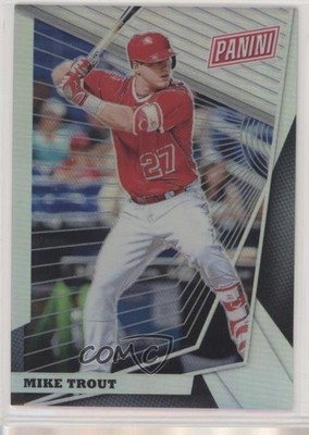 2018 Panini The National VIP Prizm 44/99 Mike Trout #34 00d2