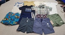12PC Baby Boys 24 Months Short sleeveless Shirts Tank Top Dress Shirt Shorts Lot