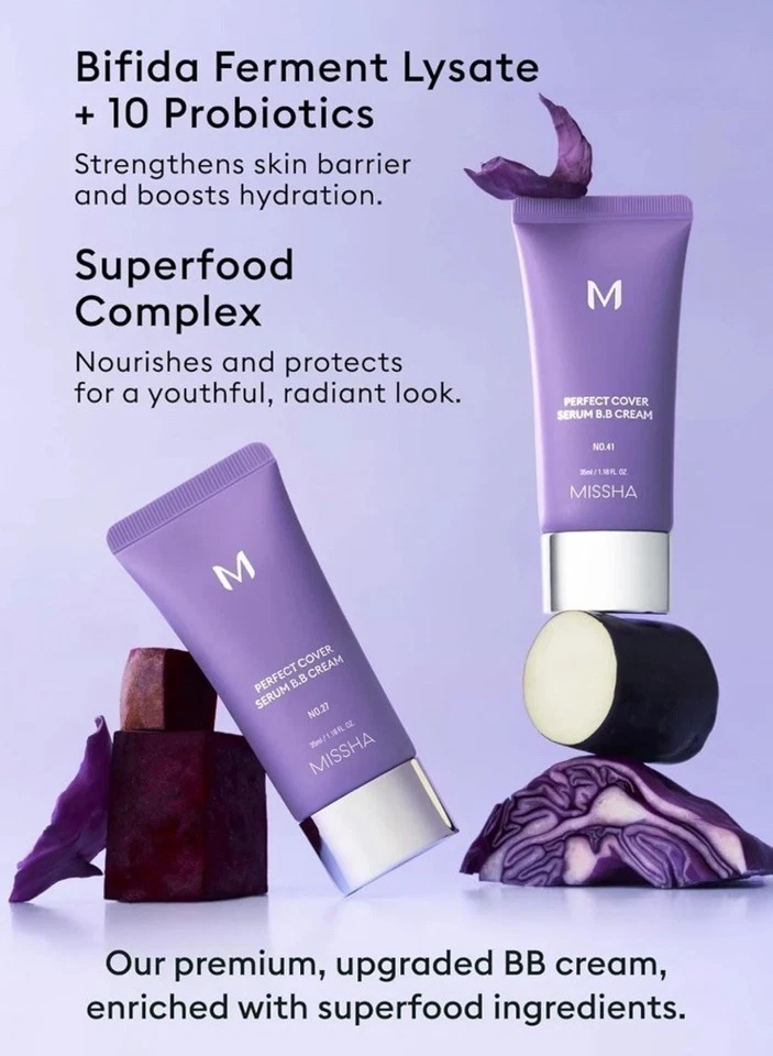 MISSHA M Perfect Cover Serum B.B Cream No. 23 Natural Beige 35ml / 1.18 fl oz - Image 4 of 4