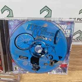 Dave Mirra Freestyle BMX (Sega Dreamcast, 2000) Complete - Manual Has Damage