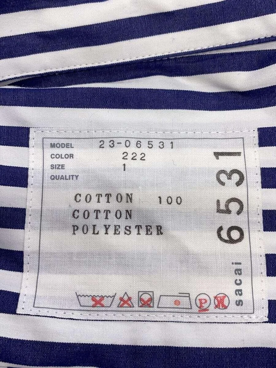 Sacai Blusa COTONE POPELINE MAGLIA ABITO 1 Bianco RIGA 23 06531