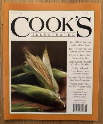 Cook's Illustrated Magazine July & August 2013  Issue 123