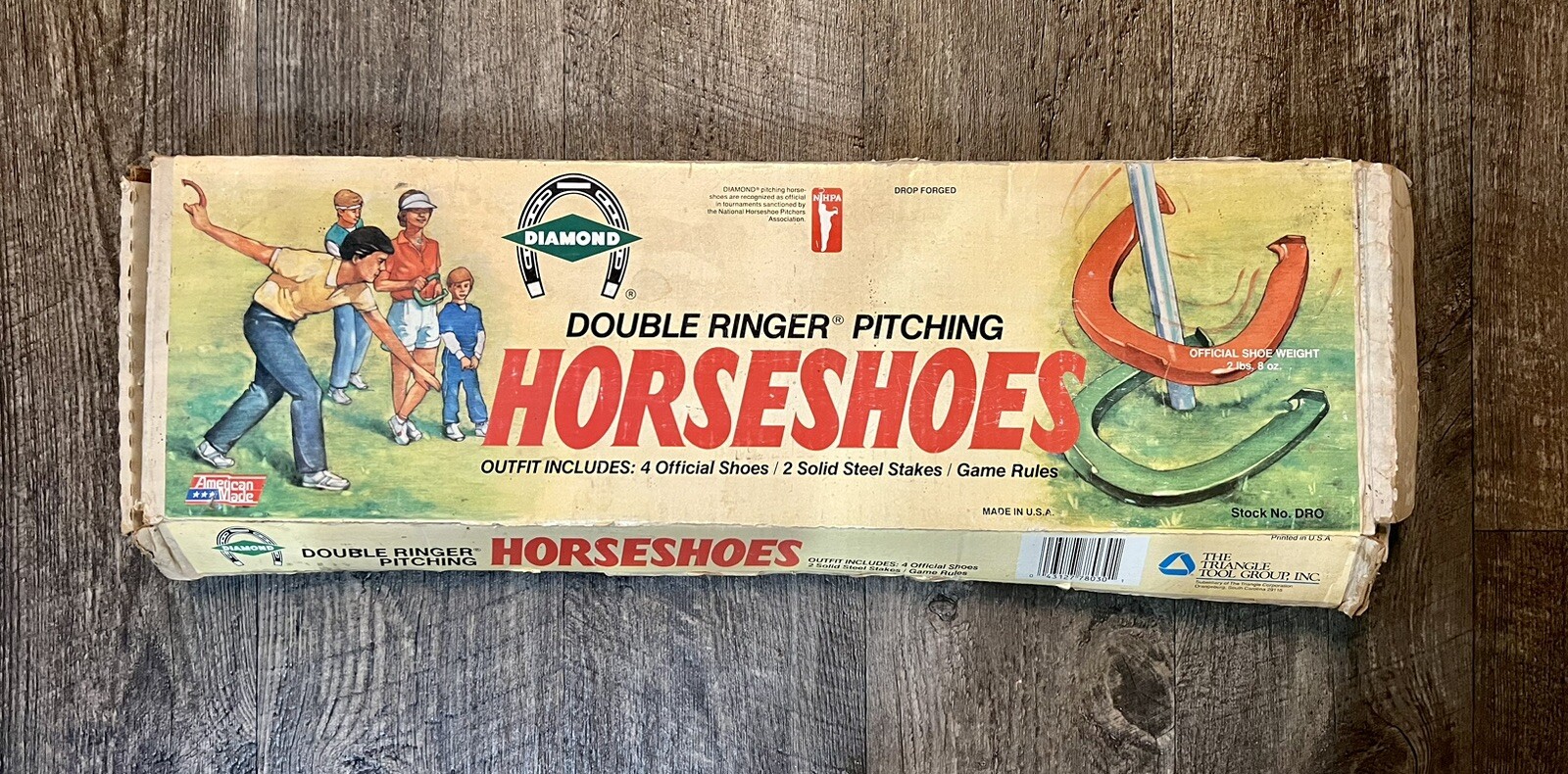 Vintage Diamond Double Ringer Official Tournament A B Horseshoes Drop NOS eBay