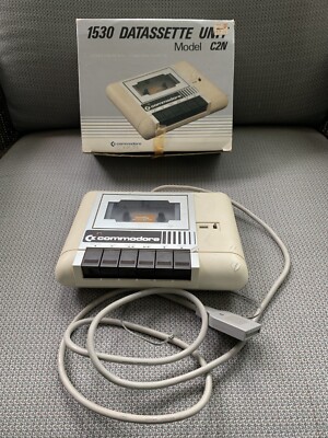 Vintage Commodore 1530 C2N Datasette Unit Cassette Tape Computer Player