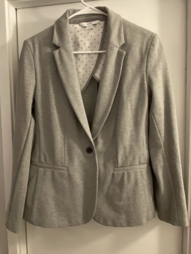 OLD NAVY womens M size Heather Gray Blazer Rayon mix