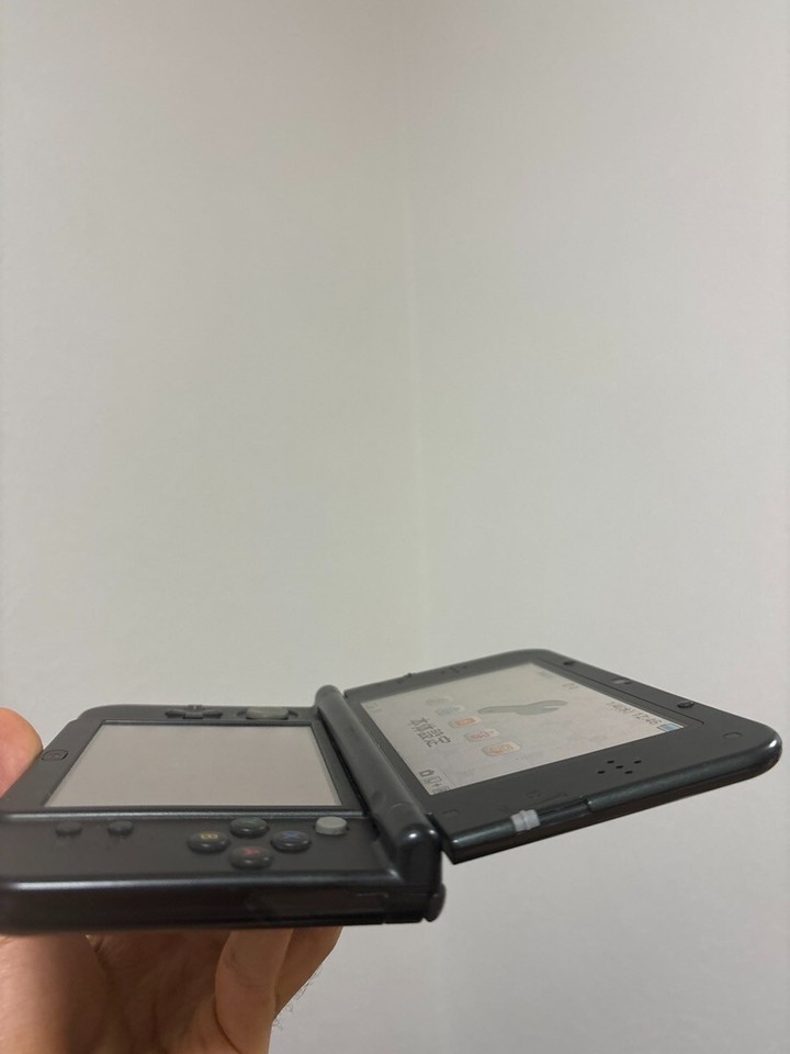 New 3DS LL XL Metalic black Japan Nintendo Console region Japanese ♯139