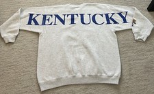 Vintage 90s Kentucky Wildcats Crewneck Sweatshirt XL Crazy Spellout Made In USA