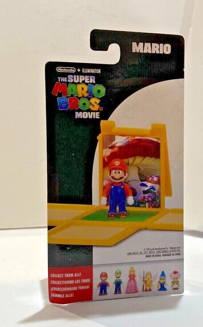 The Super Mario Bros. Movie Mario Mini Figure with Question Block