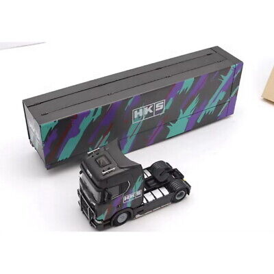 KengFai 1/64 Scania V8 730S 4X2 Truck with Trailer HKS Diecast Car
