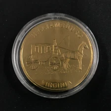 Williamsburg Virginia Jamestown's 400th Anniversary Commemorative Gold Coin