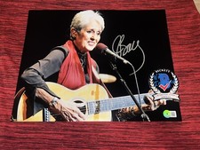 Joan Baez Signed 11x14 Photo Folk Rock Legend Superstar Beckett