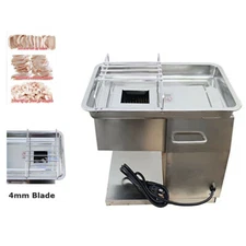 QX Type 4mm Blade Meat Slicer Meat Cutting Machine Stainless Steel 250KG/h 110V