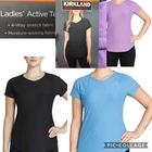 Ladies VNeck Tshirt, Kirkland Signature Textured Tee. Free Post #7882955