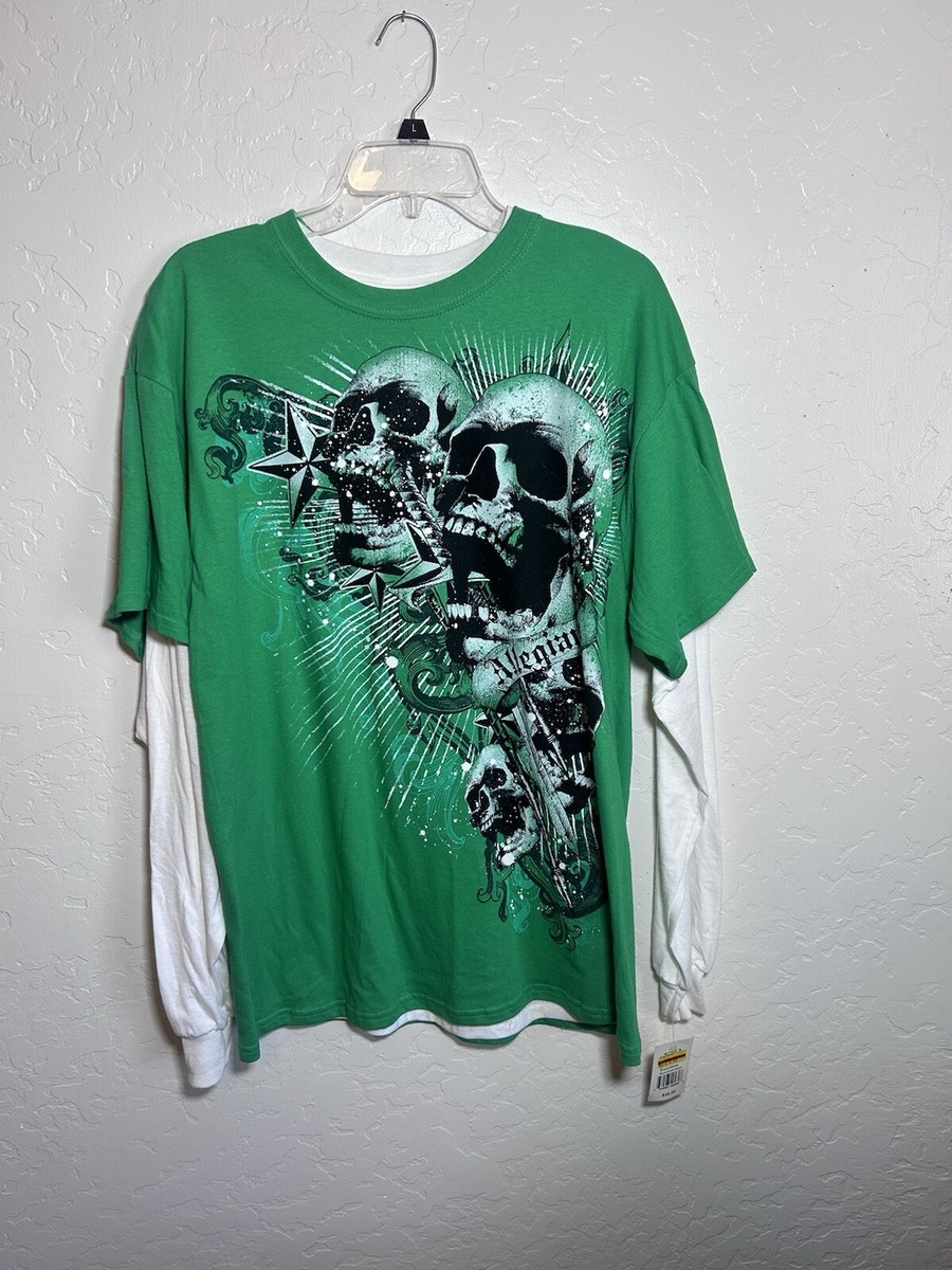 Tシャツ・カットソー [HYDROGEN]Uni Sorona Big Skull Graphic S/S T-Shirt R4936 CORIRESHA Teen Skull Y2K Graphic Crewneck Short Sleeve