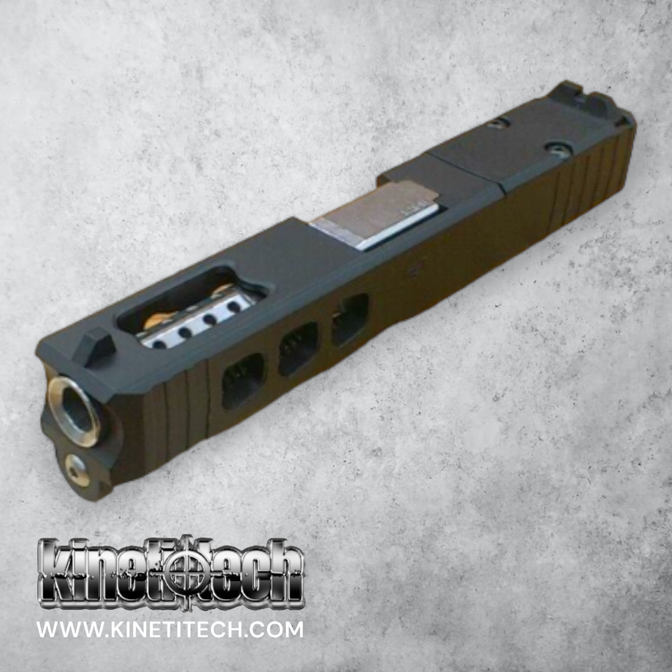 For Glock 19 19X Complete Slide GEN5 RMR Sights Lightning PORTED Polish ...