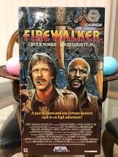 Firewalker VHS 1987 Starring Chuck Norris  Louis Gossett, Jr. / Action Movie