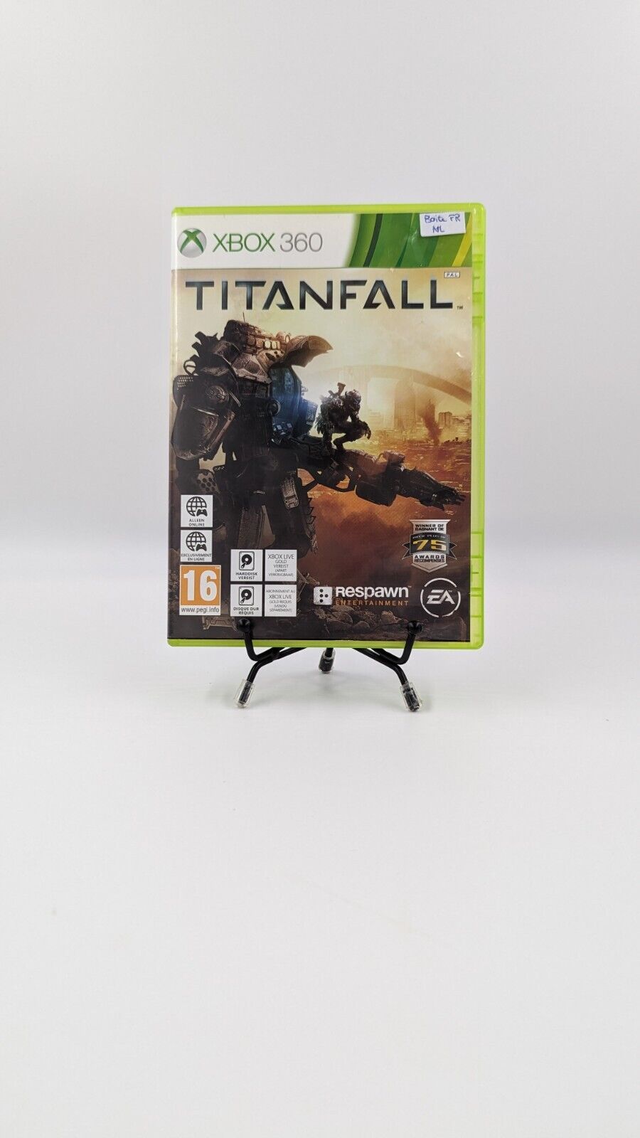 Jeu Xbox 360 Titanfall en boite, sans notices (boite FR/NL)
