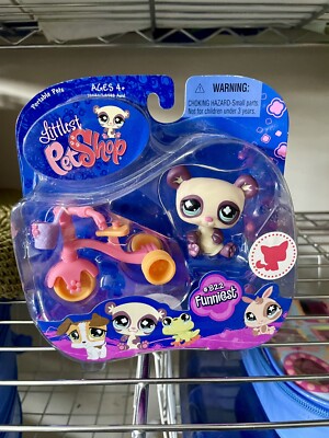 NIB Littlest Pet Shop Funniest Panda Tricycle #822 LPS Authentic