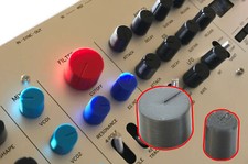 3D Small  Large Knob Set for Korg Minilogue and Monologue Synthesizer
