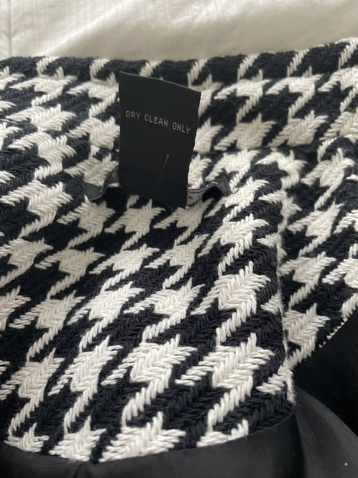 Grace Elements Cotton Houndstooth Cropped Jacket … - image 10