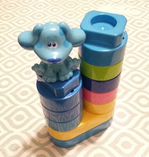 LEAP FROG LEAPFROG BUILDER DOG BLUE'S CLUES  16 EXTRA pcs JUMBO BLOCKS