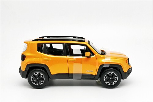 Maisto 1:24 Renegade met orange Diecast Model Car - Picture 5 of 6