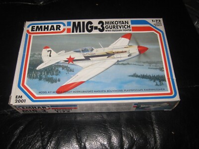 MIB MIG-3 Russian Fighter by Emhar in 1/72 scale