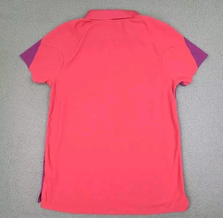 Camisa Polo Para Hombres Mediana Nike Advantage Slam Dri-FIT FQ2015-518 Fucsia Nueva $105 Foto 3 de 4