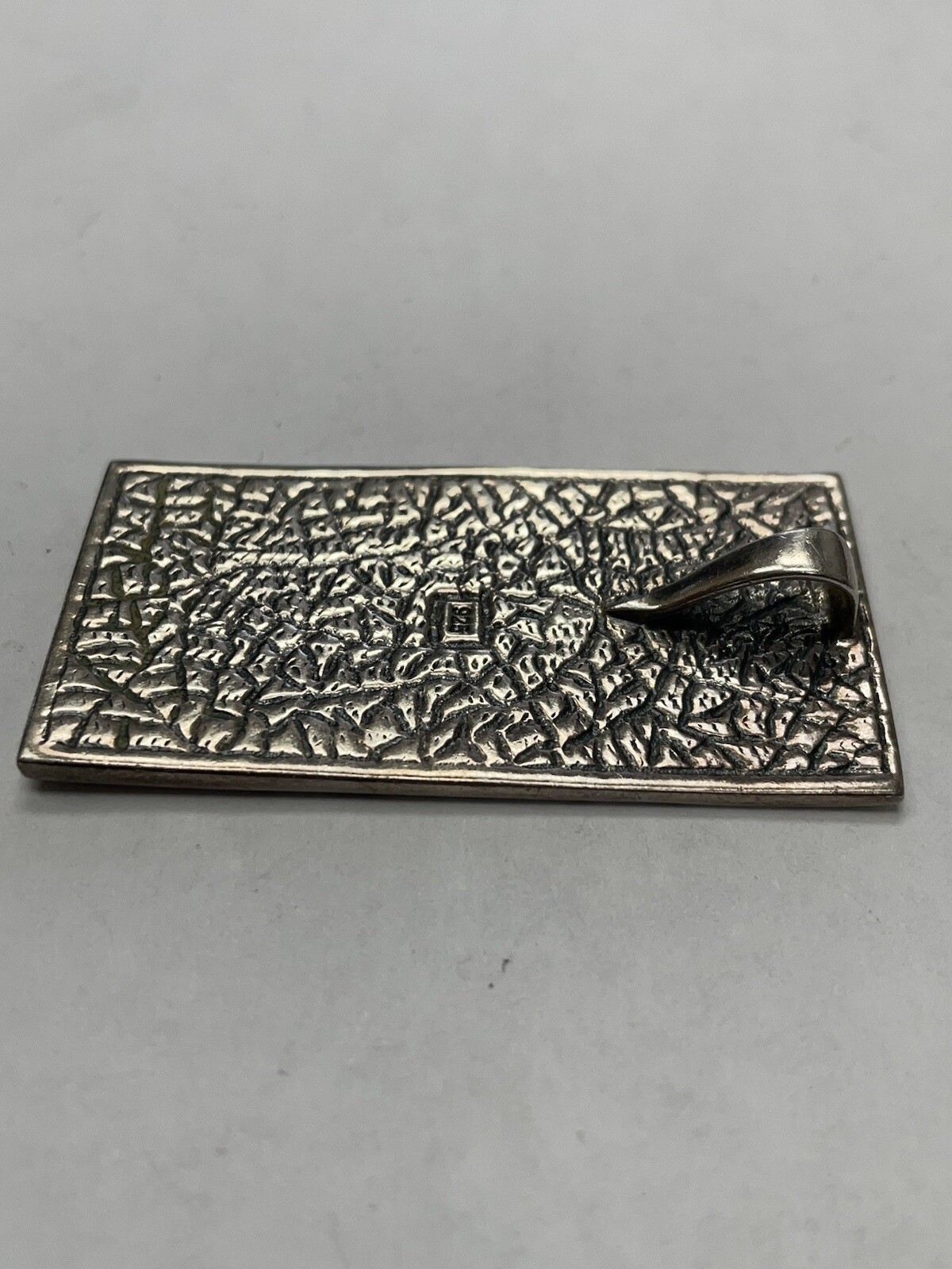 Beautiful Rectangular Shaped Sterling Silver Pend… - image 5