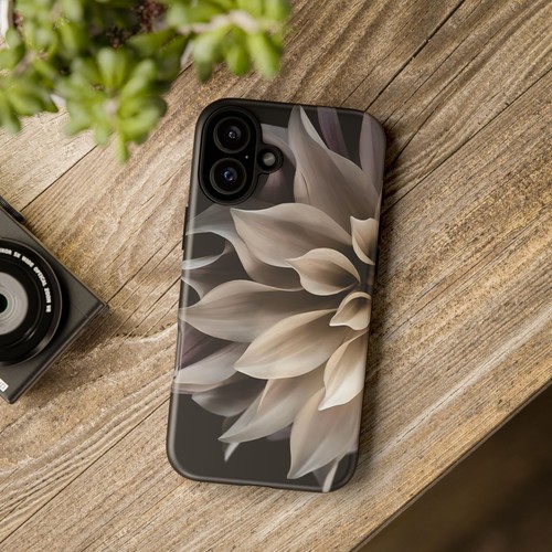 Tough Case For iPhone, Samsung Galaxy, Pixel, Cream Dahlia Flower Print - 第 33/223 張圖片