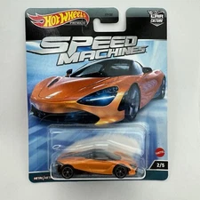 Hot Wheels McLaren 720S Premium Car Culture Speed Machines Orange 2/5