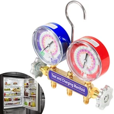 42001 Charging Manifold and Test   2-Valve  A/C Manifold Gauge for R-404A R-410A