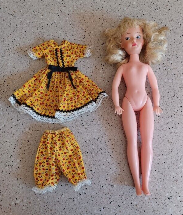 Vintage 12" Kelloggs Calico Lassie Doll Ellie Elly May Clampett 1960's