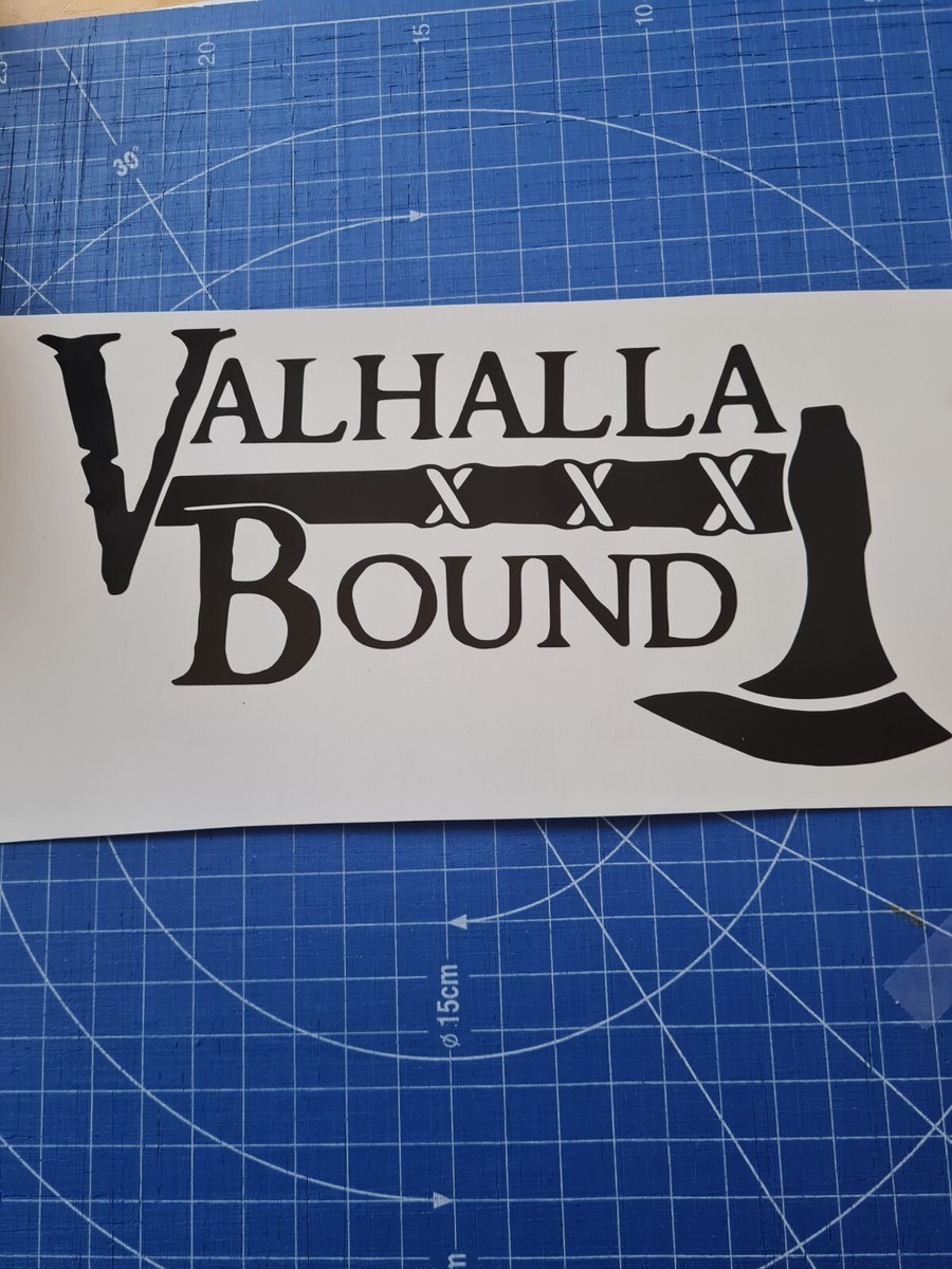 Stickerfreaks Adesivo Vichingo Per Auto, In Vinile, Motivo: Walhalla, Dimensioni: 10 X 8,5 Cm (M), Colore: 10 Bianco, Adesivo Vichingo, Decorazione Tuning JDM - Foto 3