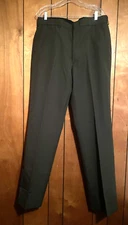 DEFENSE LOGISTICS AGENCY POLYESTER/WOOL GREEN US MILITARY DRESS PANTS Men 36L