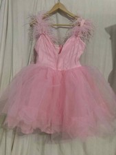 fashion nova so in love tulle mini dress GW22X2156 PINK SIZE S(CPP4)