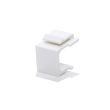 100pcs Snap-in Keystone Blank Insert for Wall Plate White