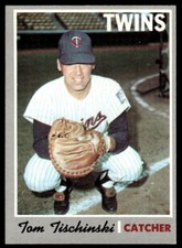 1970 Topps #379 Tom Tischinski BASEBALL Minnesota Twins