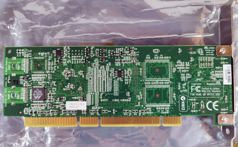 3Ware 8006-2LP 700-0121-03 C SATA-II PCI-X RAID - Server hardware - Image 2 of 4