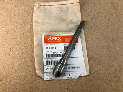 Apex KT-8-15M-6 7/16'' Power Drive Extension Tension Wrench Metric 15mm 6 Point