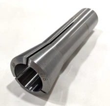 R8 Round Collet  7/8" Bore  7/16-20 Drawbar Thread  Steel  231-4756