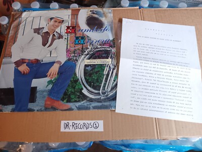 Humberto Herrera Con Banda La Costeña Lp Con Carta De Promocion Musica Mexicana